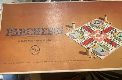Vintage Complete Parcheesi Gold Seal Copyright 1959 Board Game - Image 1 of 4