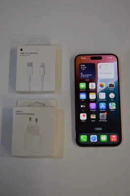 Apple iPhone 15 Plus Dual-SIM Smartphone 128GB Pink Rosa - Bild 1 von 4