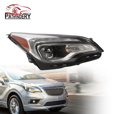 Halogen Headlight LED DRL Passenger Side Fits For Buick Envision 2016-2018 - Image 1 of 4