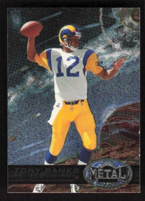 1997 Skybox Metal Universe  #7 Tony Banks  St. Louis Rams - Image 1 of 2