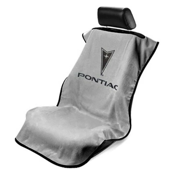 1 - Cubierta/toalla protectora de asiento Seat Armour con logotipo Pontiac - Gris Foto 1 de 1