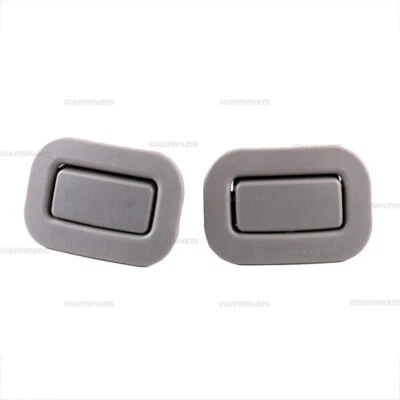 Pair Rear Seat Recliner Button Gray For Subaru Forester 2009 2010 2011 2012 2013 - Image 1 of 4