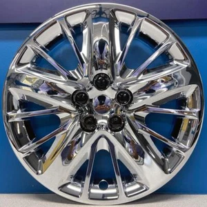 ONE SINGLE 2014-2019 CHEVROLET IMPALA LS # 472-18C 18" CHROME HUBCAP WHEEL COVER - Picture 1 of 5
