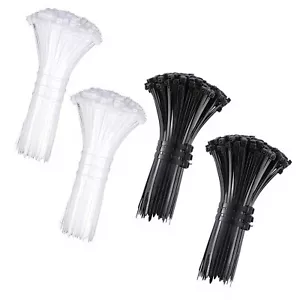 Heavy Duty Zip Ties Cable Self-Locking Nylon Cord Wire UV Resistant 120lbs Home - Picture 1 of 24