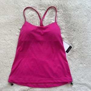 NWT Nike Swim Womens S Essential Layered Tankini Top Pink - Picture 1 of 10