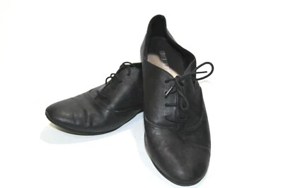 Zapato Oxford Lower East Side negro con cordones tacón plano 1/4 talla 7,5 Foto 1 de 4