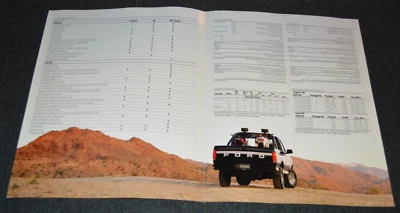 1992 年福特 F150 TRIM 级别规格原版经销商海报广告印刷广告 92 — 第 1/2 张图片