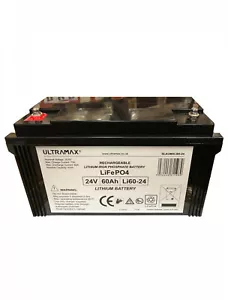 EV Rider Sportster 24V 60Ah Mobility Scooter Replacement LITHIUM LIPO Battery - Picture 1 of 9