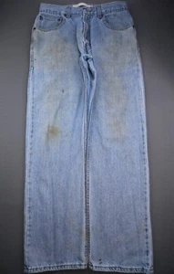 Jeans uomo Levi's 505 vintage 2005 regular fit cotone taglia 34x32 (Msr 32x30) - Foto 1 di 11
