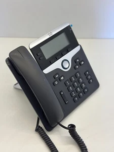 Cisco IP Phone 7821-K9 VoIP-Telefon - Dunkelgrau Gebraucht und zurückgesetzt - Bild 1 von 4