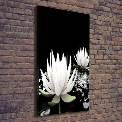 Tulup Canvas Print Wall Art 70x140 - Lotus flower - Image 1 of 4