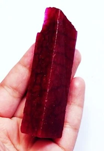 Piedra preciosa suelta certificada de berilo rojo natural (bixbite) áspera 316,85+ quilates ~ regalo gratis - Imagen 1 de 8