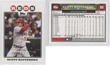 2008 Topps Cincinnati Reds Scott Hatteberg #CIN3