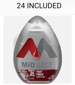 (24 Pack) MiO Water Enhancer Fruit Punch Flavor 0 Calories - 1.62 Oz - Picture 1 of 1