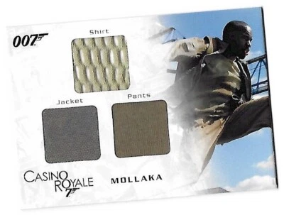 James Bond In Motion - TC02 "Mollaka's S J & P " Triple Costume Card 0550/1300 - Image 1 of 3