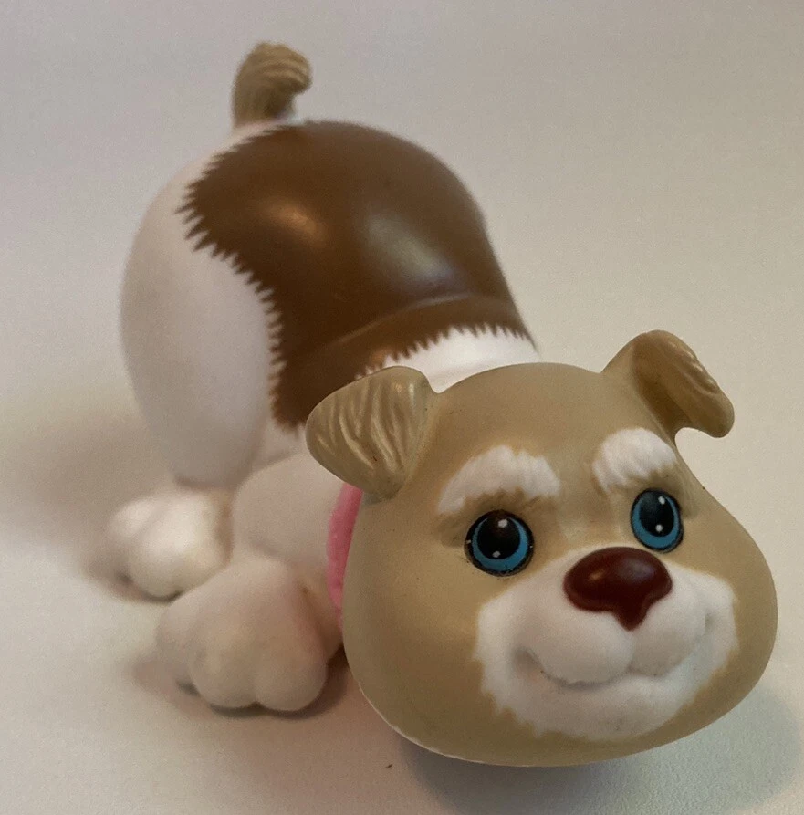 Vtg 1993 Puppy Surprise Funtime Babies Brown White Dog Hasbro HTF *No Sock* - Image 1 of 4