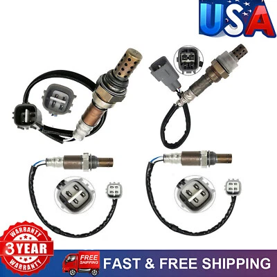 Sensor de oxígeno O2 4 piezas apto para Toyota Camry 3,0 L V6 2002 2003 2004 2005 2006 Foto 1 de 4
