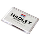 FRIDGE MAGNET - Hadley, Greater London - Lat/Long TQ2496