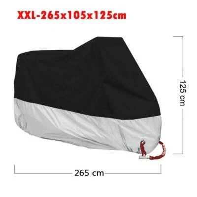Cubierta impermeable XXL para motocicleta de alta resistencia para Honda Shadow ACE AERO 750 VT1100 Foto 1 de 4