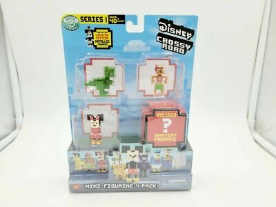 Мини-фигурка Disney Crossy Road серия 1 упаковка 4 шт.: Daisy Go Go Tomago Zurg +? новый  - Изображение 1 из 4
