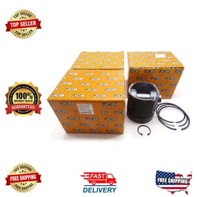 320/09211 A 320/09249 - JCB BACKHOE GENUINE JCB PISTON KIT STD. TURBO 4 PC - Image 1 of 4