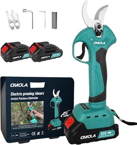 Electric Pruning Shears,Cordless Pruner with 2 PCS Rechargeable 21V 2Ah 2000Ma L - Picture 1 of 7