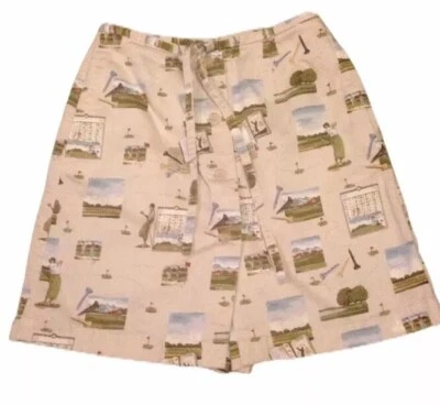 Liz Claiborne Lizgolf Womens Shorts Skirt Skort Sport Size 4 Cotton Golf Theme - Image 1 of 4