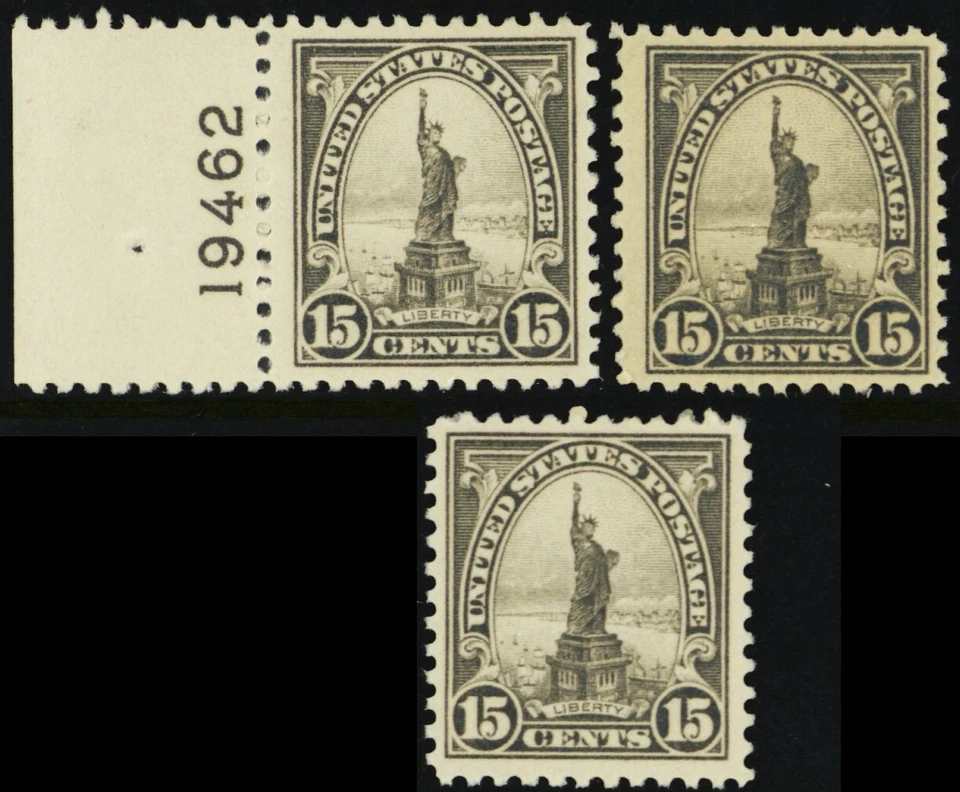 566, Mint VF NH 15¢ Three Stamps CV $105 * Stuart Katz - Image 1 of 1