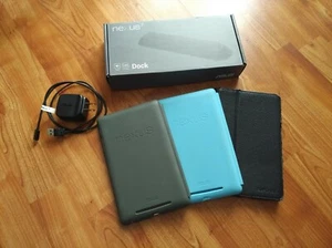Nexus 7 (2012) 32GB, WIFI, bundle with Case, OG Dock - Picture 1 of 12