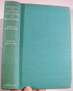 ESSENTIALS OF PHYSIOLOGY 9th ed Bainbridge & Menzies Longmans Green illus HB VGC - Imagen 1 de 1