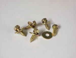 5x Tapping Screw 6, 3x19 Yellow Zinc for Classic Car Vgl.no. N0901721 N0138911 - Picture 1 of 2