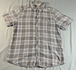 Jeremiah Adult Man Size Large Button Up Casual Short Sleeve Shirt - Picture 1 of 11