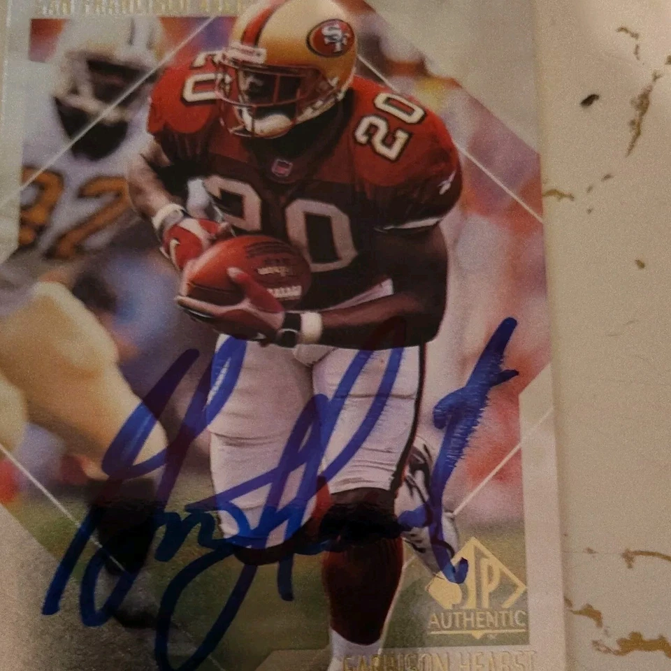 Garrison Hearst Autographed 1997 Upper Deck SP  #168 Football Card. - Image 1 of 2