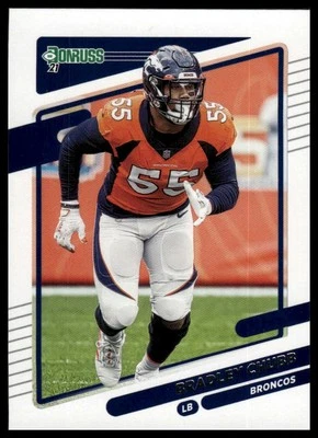 2021 Donruss #182 Bradley Chubb - Image 1 of 2