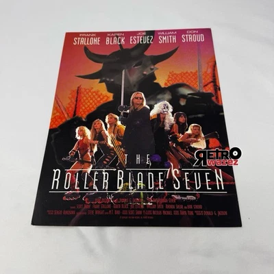 The Roller Blade Seven 1991 VHS Movie Promo AD Slick Flyer 8.5x11” Sci-fi - Image 1 of 2