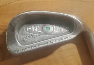 PING EYE 2 Green Dot 6 Iron Karsten Steel Shaft RH 37.5” Golf Club - Picture 1 of 7
