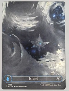 (Foil) Island (0368) (Borderless) (Galaxy Foil) (0368) Edge of Eternities casi nuevo - Imagen 1 de 2