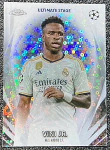 Vini Jr 2023-24 Topps Chrome UEFA Club #USC-41 Ultimate Stage - Picture 1 of 2