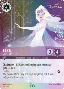 Elsa, Gloves Off - D100 - Promo - Lorcana TCG - Imagen 1 de 6