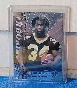 1999 Topps Finest Rookies Ricky Williams #158 Rookie RC - Picture 1 of 2