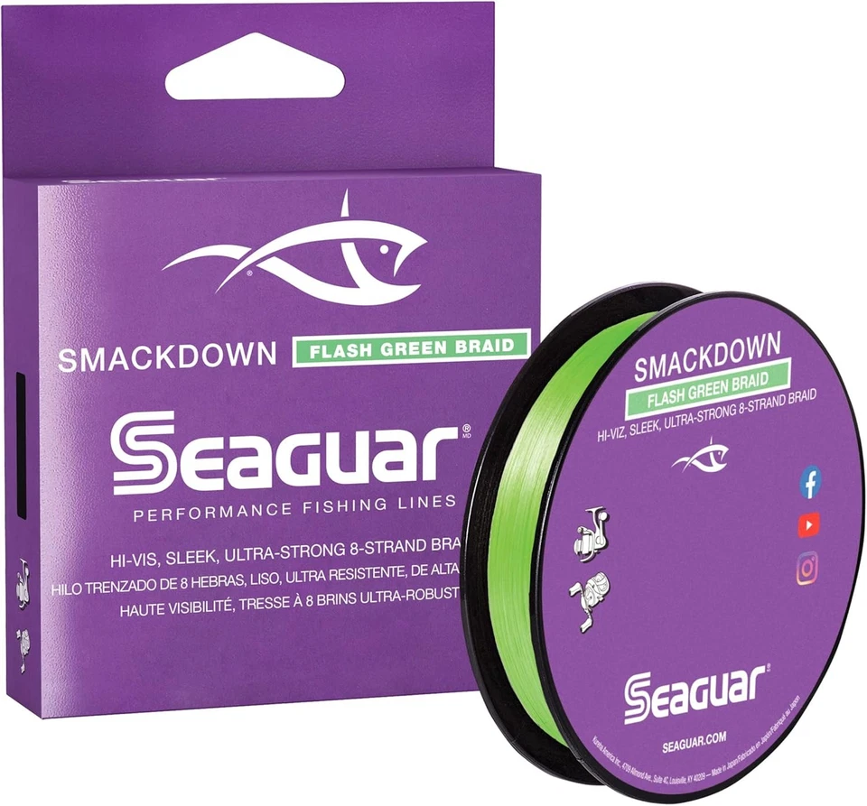 Línea Trenzada Alta Visibilidad Seaguar Smackdown 300yd Foto 1 de 1