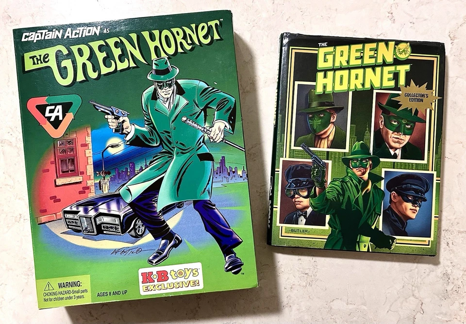 ¡OFERTA RETRO GREEN HORNET! Captain Action 1998 reedición y HC AUTO Van Williams 1990 Foto 1 de 4