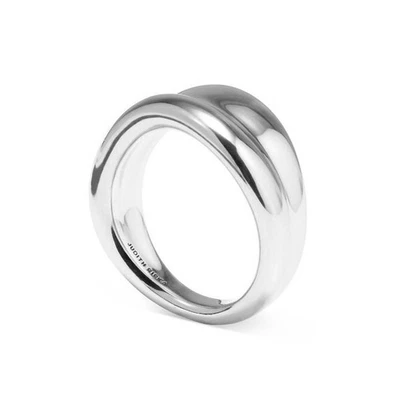 Anillo banda escultural JUDITH RIPKA Eros en plata de ley talla 6 Foto 1 de 3