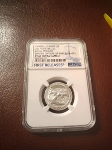 2017-S Silver PF69 ANT Effigy Mounds Quarter Limited Edition NGC - Picture 1 of 2