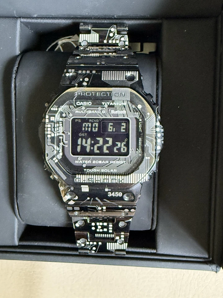 G-Shock GMWB5000TCC1 Circuit Board TranTixxii Titanium Full Metal Square - Image 1 of 4