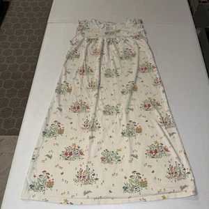 Camisón Mini Boden Floral Conejos Pájaros Mariposa Talla 9-10Y 140CM - Imagen 1 de 9