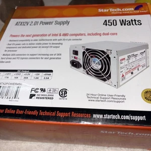 StarTech AP-500S12V 450W Desktop Power Supply- ATX2Power450 - Picture 1 of 3