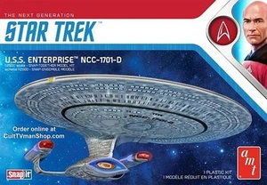 AMT Star Trek 1/2500 USS Enterprise NCC-1701-D AMT1126 - Picture 1 of 1