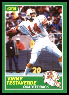 1989 Score Vinny Testaverde #224 - Image 1 of 2