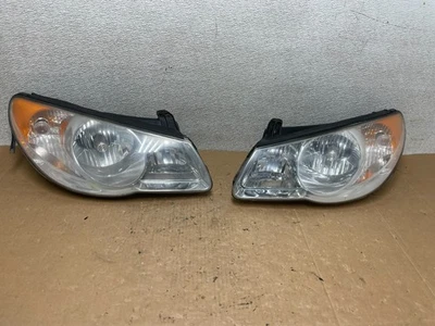 2007 2008 2009 2010 Hyundai Elantra Left+Right Side Headlights V5036 DW - Image 1 of 4